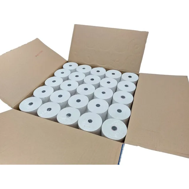 Rollo Papel Térmico 80x80mm Impresora Térmica Caja 50 Rollos