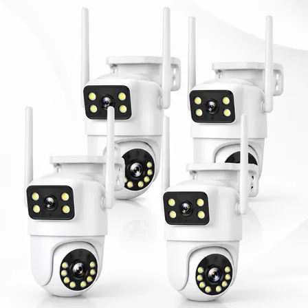Kit 4 Câmeras De Segurança Jortan A28 Jti-9796qj Branco