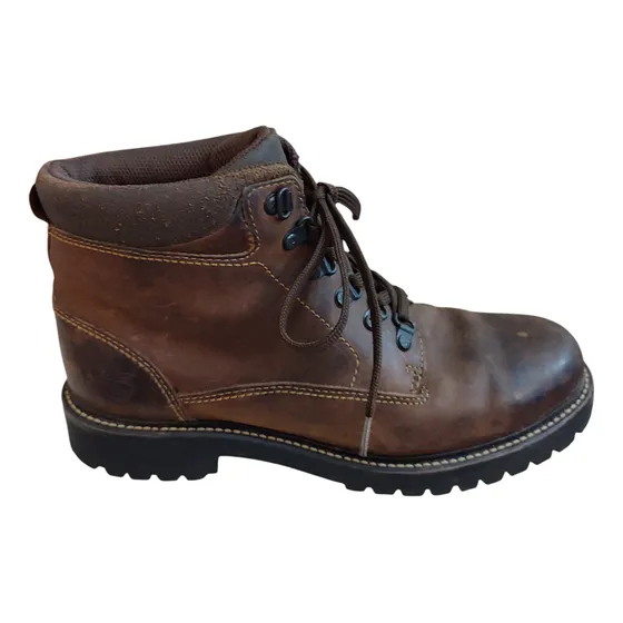 Botas De Cuero Timberland Como Nuevas, Senderismo.