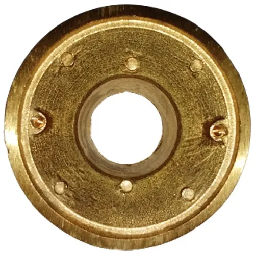 Desagüe Bronce Centro Piso Para Rejilla O Tapa Ciega Redonda