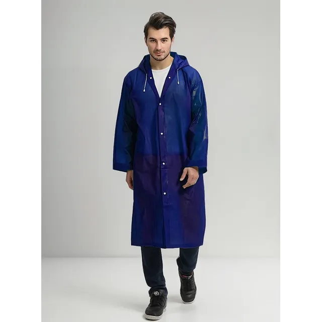 Capa Impermeable Con Botones Para Lluvia Unisex Colores