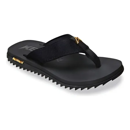 Chinelo Kenner Kivah Sem Desenho Preto/preto 39 Br