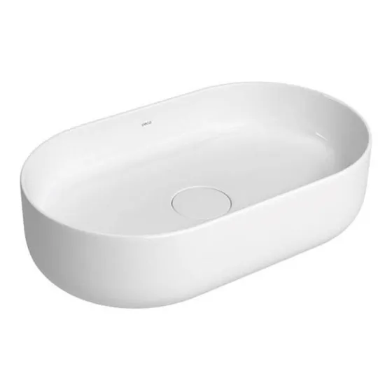 Deca Slim L.14050.17 bacha de apoyo oval 50cm y 29,5cm porcelana blanca