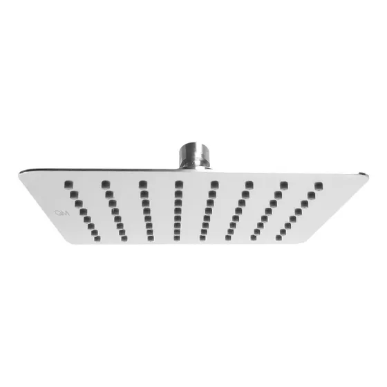 Ducha Regadera Quality Metal Cuadrada 20x20 Cm 10 Años Gtia