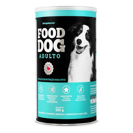 Food Dog Adulto Manutenção Suplemento Balanceado Botupharma