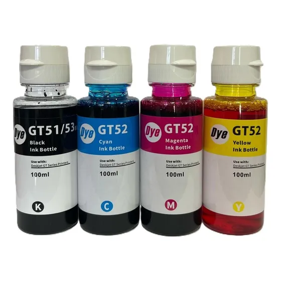 Kit 4 Tintas Compatibles Con Gt53 Gt52 Para Tank 790
