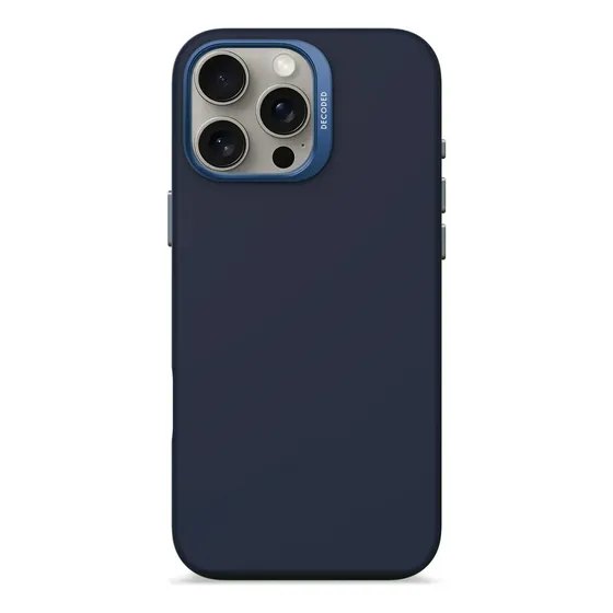 Funda Silicona Antimicrobial Magsafe iPhone 16 Pro Max Azul