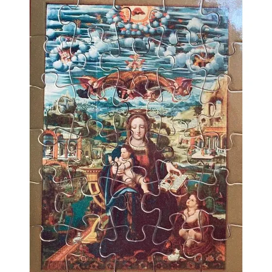 Rompecabezas Virgen Y Niño Con La Infanta Saint John