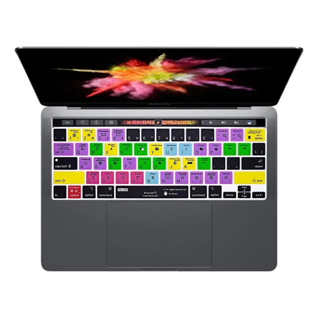 Funda De Teclado De Silicona Mac Shortcuts For Macbook Pro