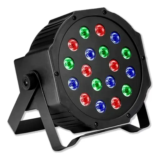 Par Luz Led 18 Rgb 36w Audioritmico Dj Disco Eventos Fiesta