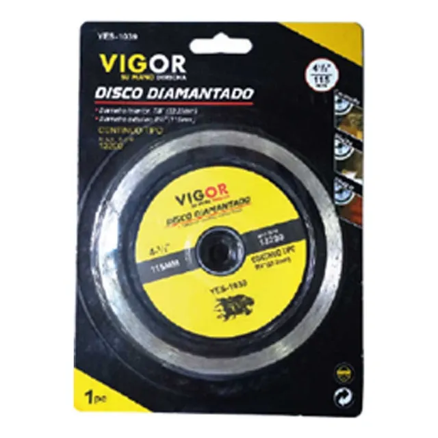 Disco Diamantado Continuo 4 1/2 Baldosa Piso Bloque Eco