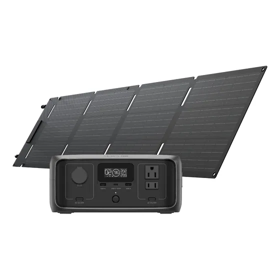 Generador Eléctrico Portátil Ecoflow River 3 + Panel 60w