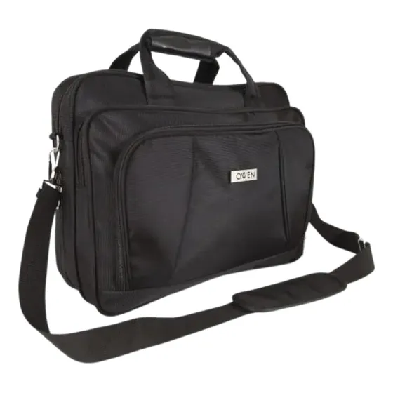Portafolio Portanotebook Bolso Simil Cuero Laptop Bolsillos