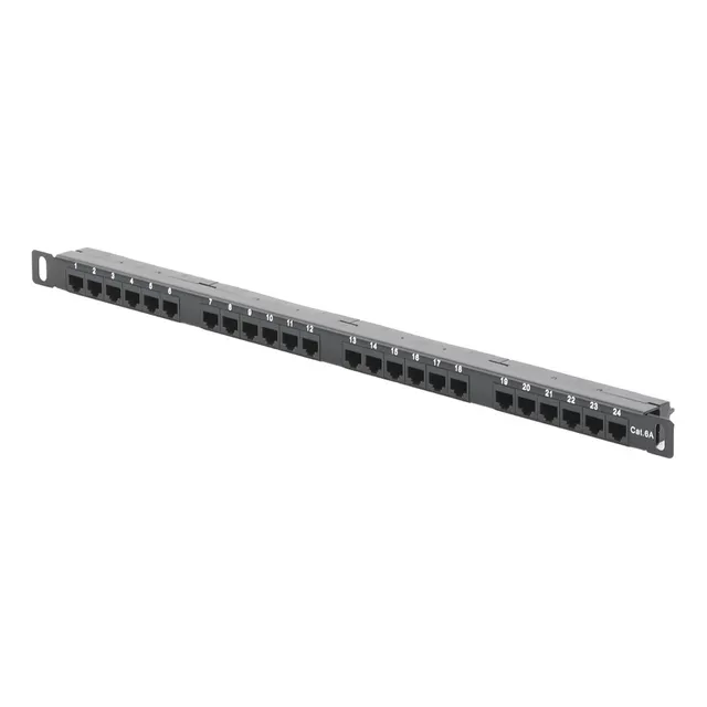 Panel De Parcheo 24 Puertos Cat6a Linkedpro Lp-pp-cu-6a-24p