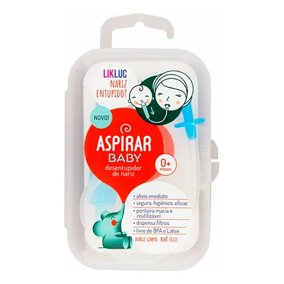 Aspirador Nasal Aspira Nariz Bebê Sugador Original Likluc