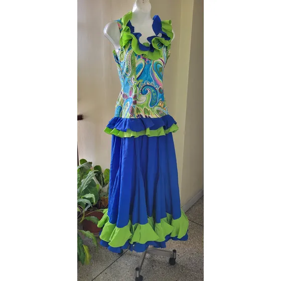 Vestido Para Flamenco.  Usado. Talla S