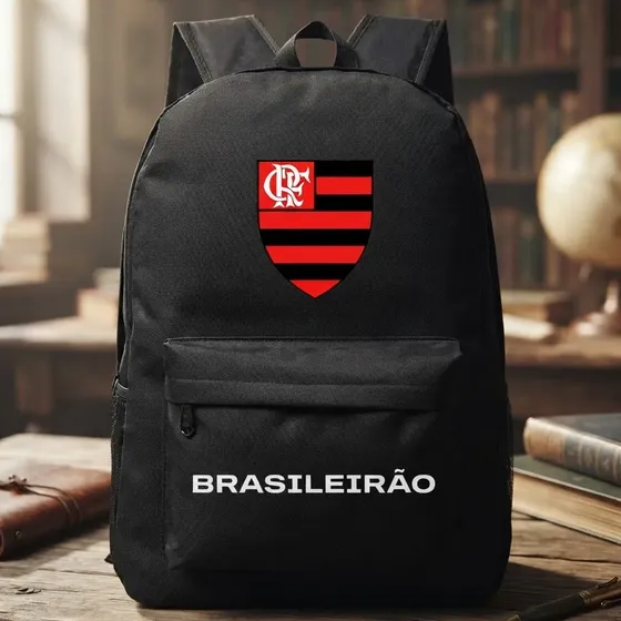 Mochila Escolar Reforçada Futebol Todos Times Brasileirâo
