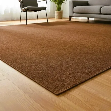 Tapete Sala 2x1,50 Geométrico Pelo Curto Fácil De Limpar Comprimento 2 M Cor Marrom Desenho Do Tecido Pelo Curto Marrom Largura 1.5 M