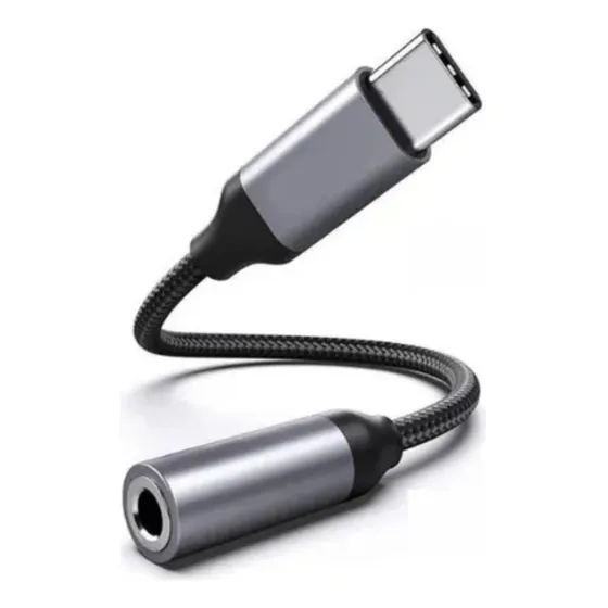 Adaptador Usb-c Para P2 P3 Fones De Ouvido Motorola Poco