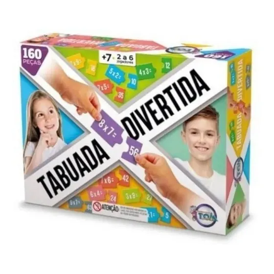 Jogo Educativo Tabuada 160 Peças