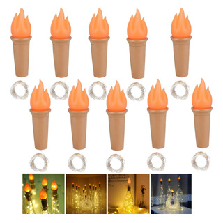 Cadena De Luces Led Para Botellas De Vino, 10 Unidades, Para Cadena De Luces Led Para Botellas De Vino, 10 Unidades, Para