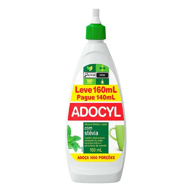 Adoçante Líquido Adocyl Stévia 160ml