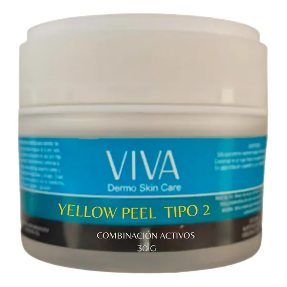 Exfoliante Profesional Yellow Peel Tipo 2 Multiactivos Momento De Aplicación Día/noche Tipo De Piel Normal A Mixta