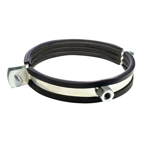 Paquete X10 Grampa Collar Suspendida De Metal Y Goma 40 Mm