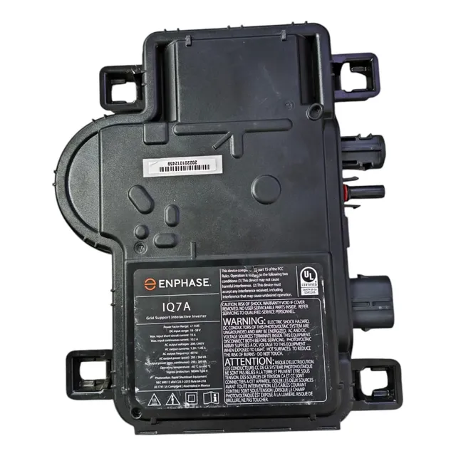 Inversor Enphase Iq7a, 366va, 1 Panel, 72 Celdas