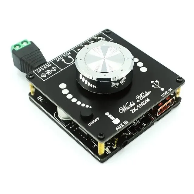Amplificador De Audio Estereo Bluetooth 100w Zk-100m