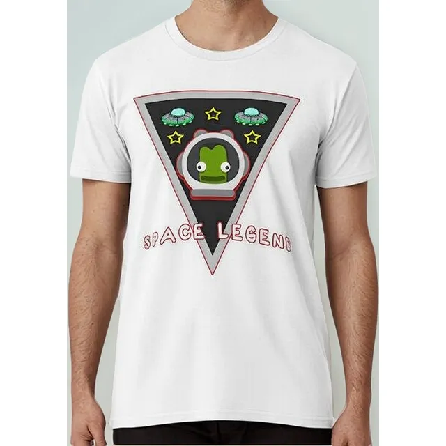 Remera Space Legend, Programa Espacial Kerbal, Legend Algodo