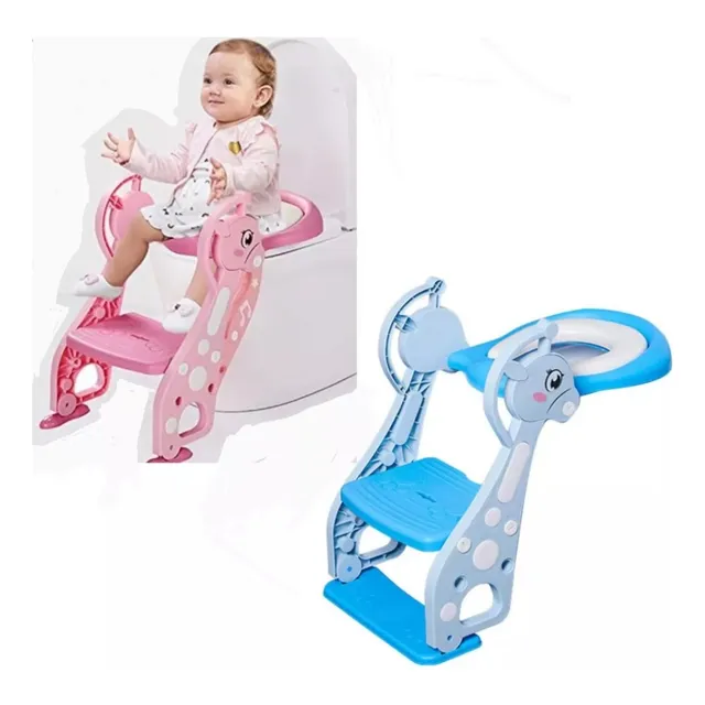 Asiento Con Escalera Para Inodoro Para Niños De 6m A 7años