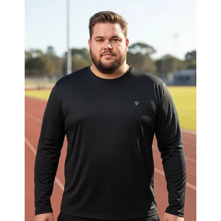 Camisas Plus Size Térmica Segunda Pele Proteção Uv Premium