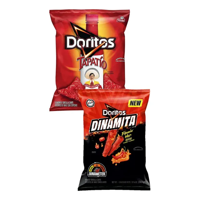 2 Pack Doritos Tapatio 262.2g + Doritos Dinamita Flamín Hot