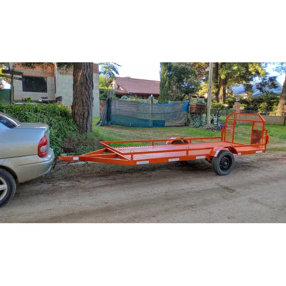Trailer Doble Cuatri, Piso Bajo, 3.80m, 750kg
