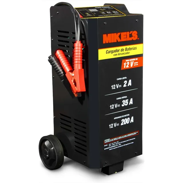 Cargador De Baterias Con Arrancador 200amp 12v Mikels