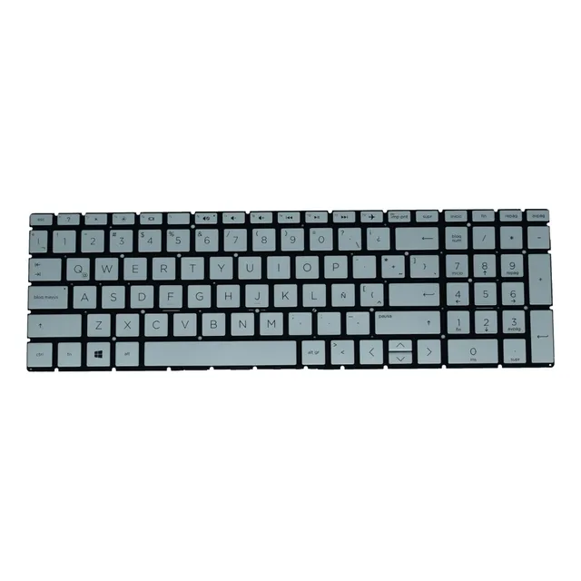 Teclado Plata Original Hp 15 Cw1012la Dw0002la Dw0005la