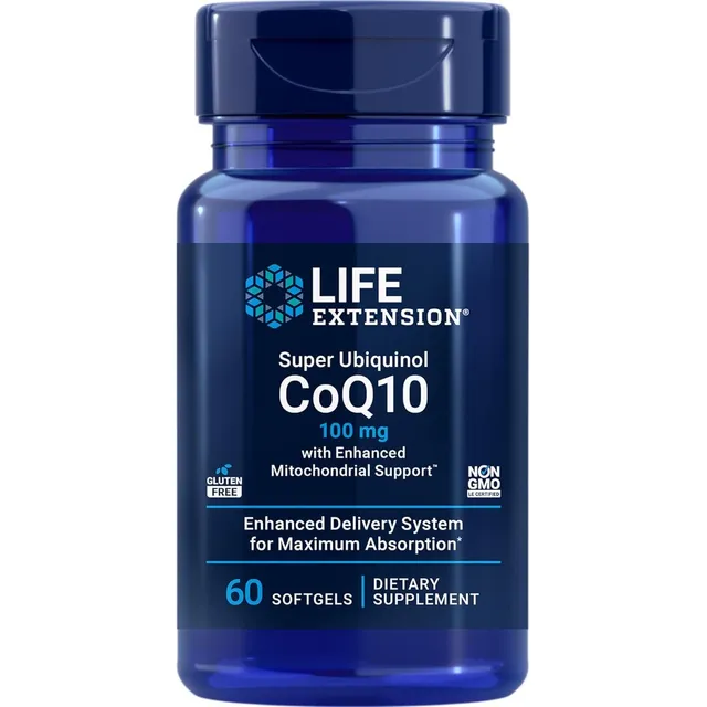 Súper Ubiquinol Coq10 100 Mg Life Extension 60 Cápsulas
