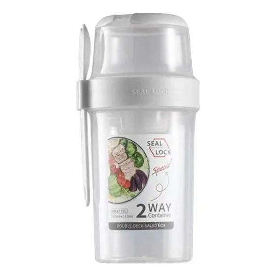 Vaso Pote Meriendas Comidas Entrenar Gym Fitness 760ml