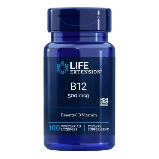 100 Pastillas Supplement Life Extension Con Vitamina B12 (pa