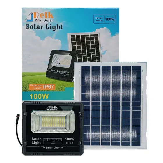 Reflector Led Solar 100w Recargable Panel Y Control Reikpro