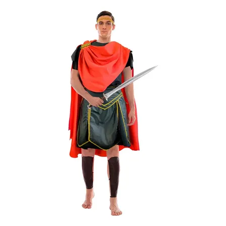 Fantasia Gladiador Romano Adulto Cosplay Gladiador De Luxo