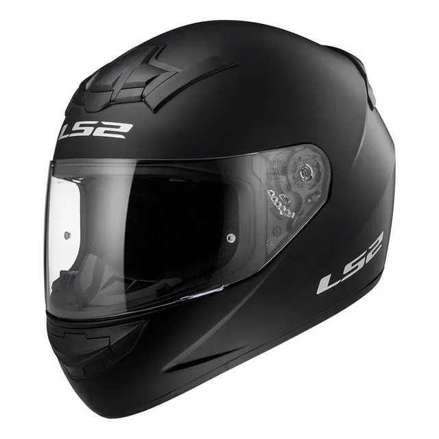 Casco Ls2 Ff352 Single Mono Negro Mate