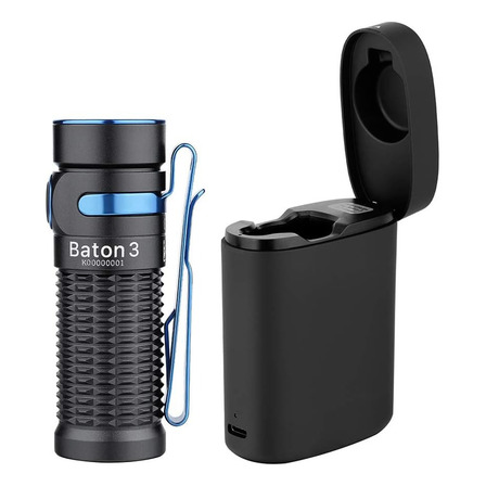 Lanterna Olight Baton 3 Case Recarga 1200 Lumens Aluminum Lanterna Olight Baton 3 Case Recarga 1200 Lumens Aluminum
