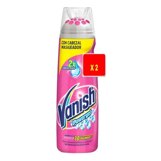Vanish Powergel Quitamanchas X 2 Unidades