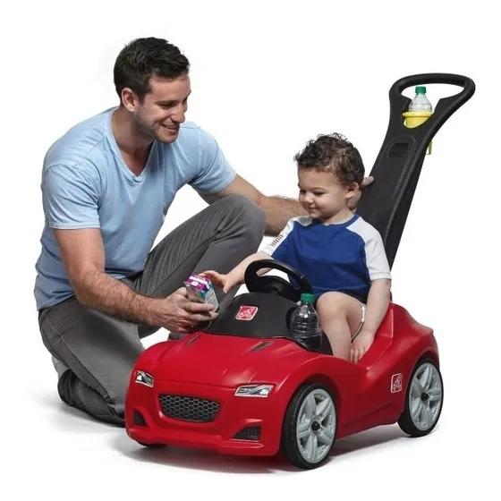 Auto De Paseo Para Niños - Step2 - Carrito Deportivo Rojo
