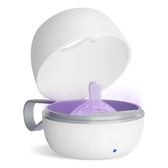Esterilizador Uv Portátil Para Chupetes, 99 99% Limpieza En 