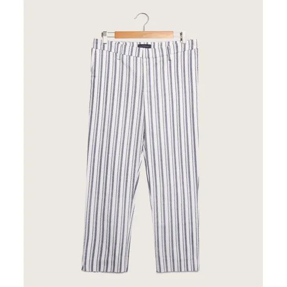 Pantalon Mujer Patprimo Capri Blanco Algodón 30071622-10385