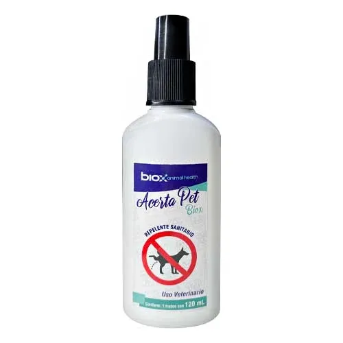 Biox Acerta Pet 120ml Spray Repelente Sanitario Para Perros