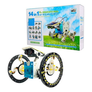 Robótica Educacional Kit Robô 14 Em 1 Energia Solar Robótica Educacional Kit Robô 14 Em 1 Energia Solar